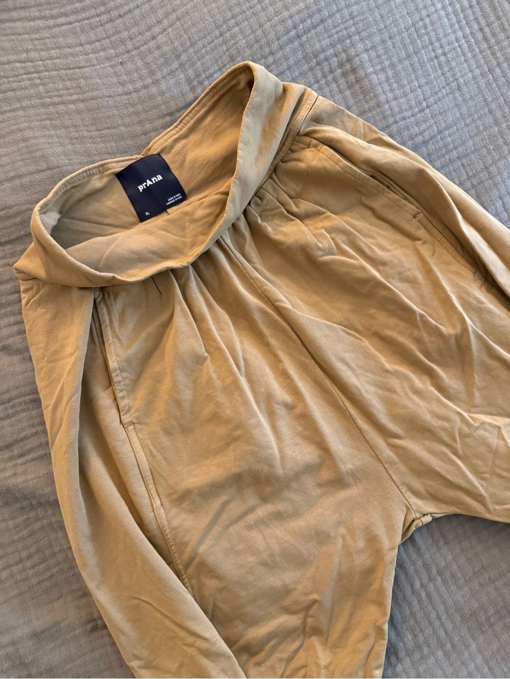 Prana Greenish Tan Harem Pull-on Pants